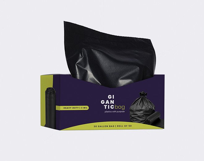 Gigantic Bag 30-Gallon Heavy-Duty Trash Bags - The Ultimate Solution for Big Jobs