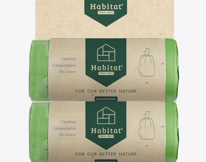 Habitat Line Small Bin and Dog Waste Bags - Sustainable Solutions for Everyday Needs