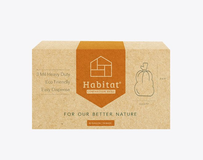 Habitat Line Biodegradable & Compostable Can Liners - Eco-Friendly Solutions for Everyday Needs