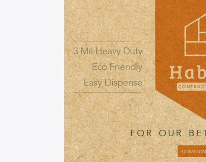 Habitat Line Biodegradable & Compostable Can Liners - Eco-Friendly Solutions for Everyday Needs