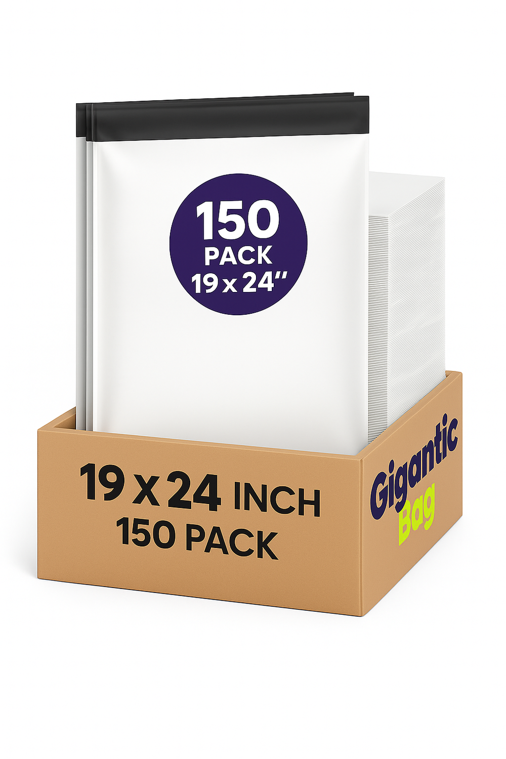Gigantic Bag Poly Mailers 2.5 Mil