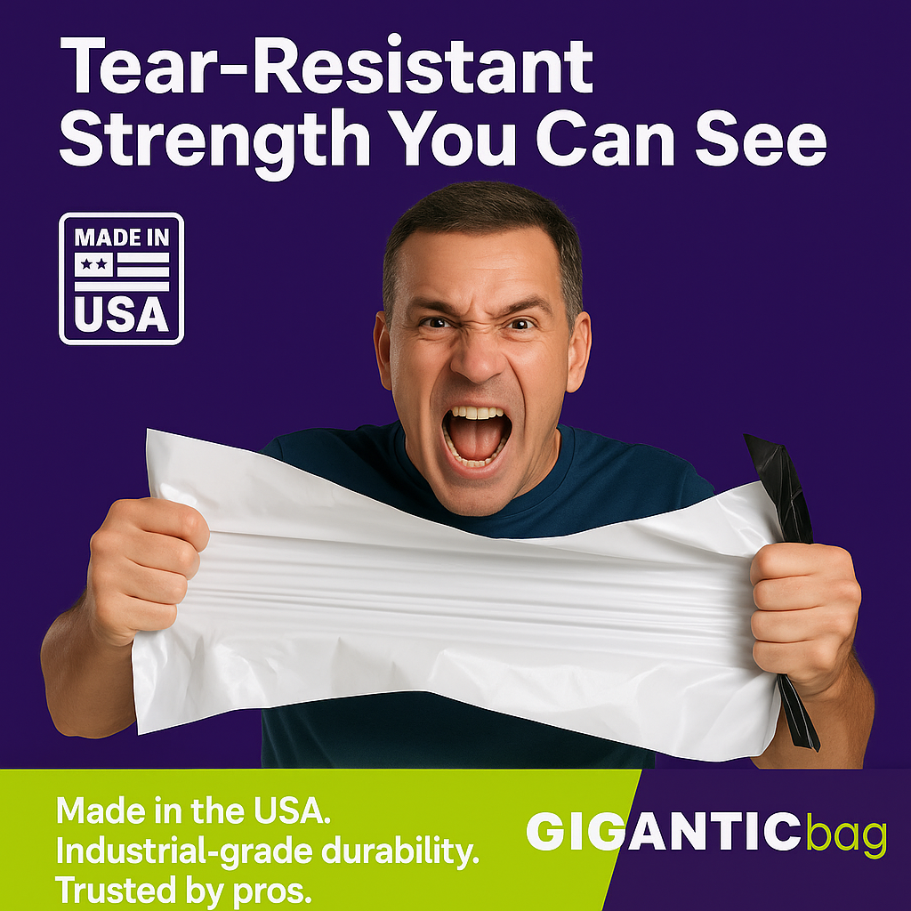 Gigantic Bag Poly Mailers 2.5 Mil