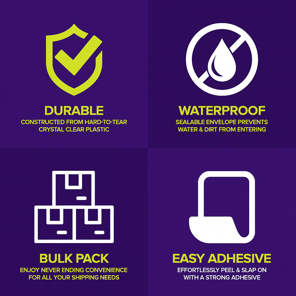 Gigantic Bag Packing List Envelopes