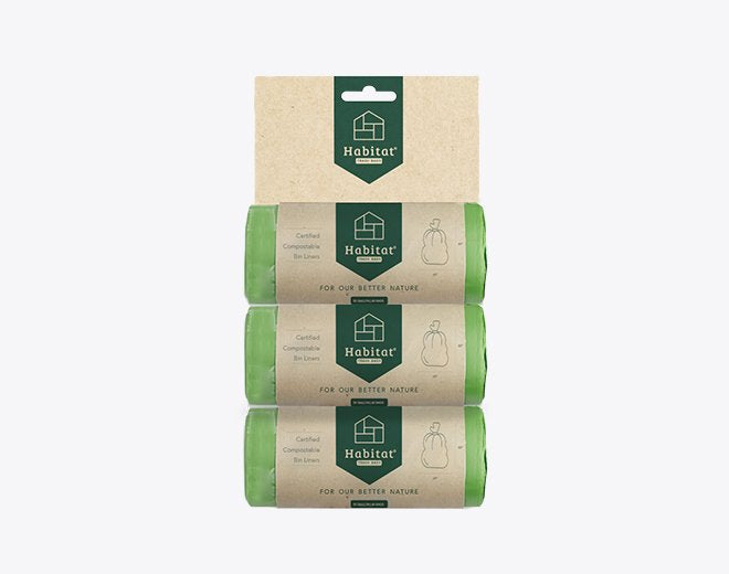 Habitat Line Small Bin and Dog Waste Bags - Sustainable Solutions for Everyday Needs